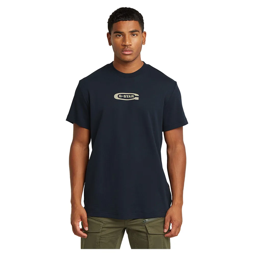 Футболка с коротким рукавом G-Star Old Skool Logo, синий 
Футболка с коротким рукавом G-Star Old Skool Logo, синий