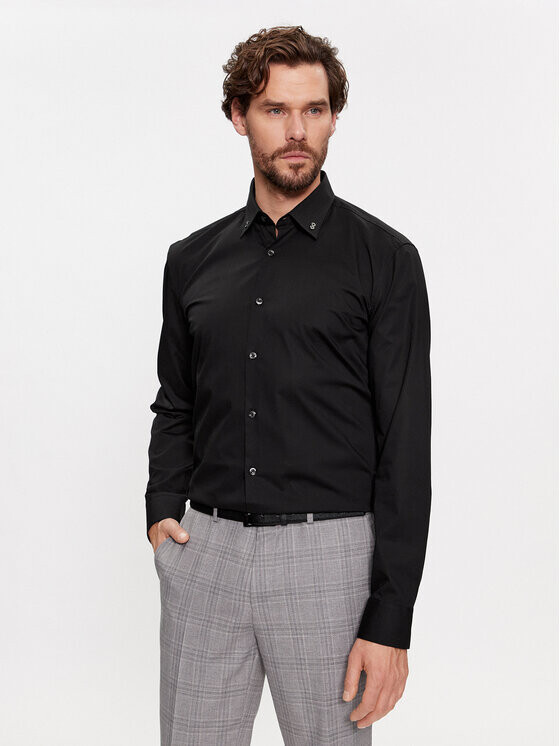 Рубашка стандартного кроя Hugo, черный
Рубашка стандартного кроя Hugo, черный