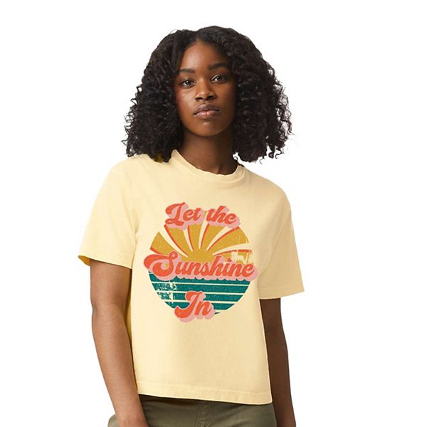 Футболка Let the sunshine in расслабленного кроя кроп Simply Sage Market, Butter
Футболка Let the sunshine in расслабленного кроя кроп Simply Sage Market, Butter
