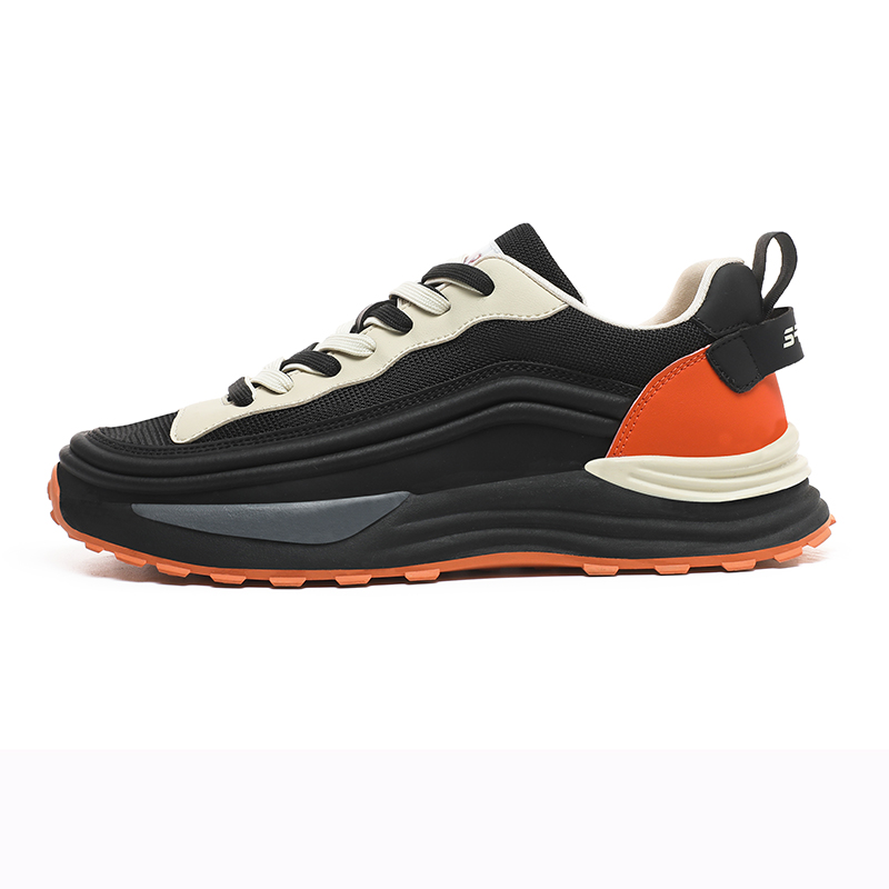 Нескользящие и износостойкие дышащие низкие повседневные туфли для мужчин JWVR, Black Orange
Нескользящие и износостойкие дышащие низкие повседневные туфли для мужчин JWVR, Black Orange