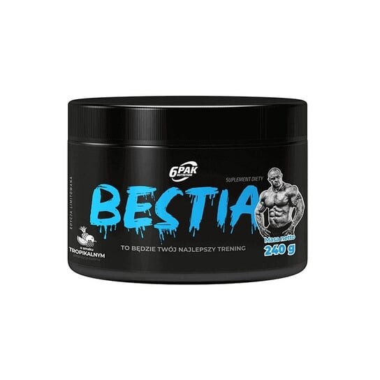 6Pak Nutrition, Бестия 240 г тропический вкус
6Pak Nutrition, Бестия 240 г тропический вкус