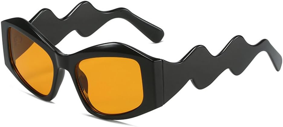 Солнцезащитные очки «кошачий глаз» с изогнутыми дужками, модные панк-винтажные очки, роскошные солнцезащитные очки с защитой от УФ-излучения UV400 TYUVIVO, Black Yellow
Солнцезащитные очки «кошачий глаз» с изогнутыми дужками, модные панк-винтажные очки, роскошные солнцезащитные очки с защитой от УФ-излучения UV400 TYUVIVO, Black Yellow