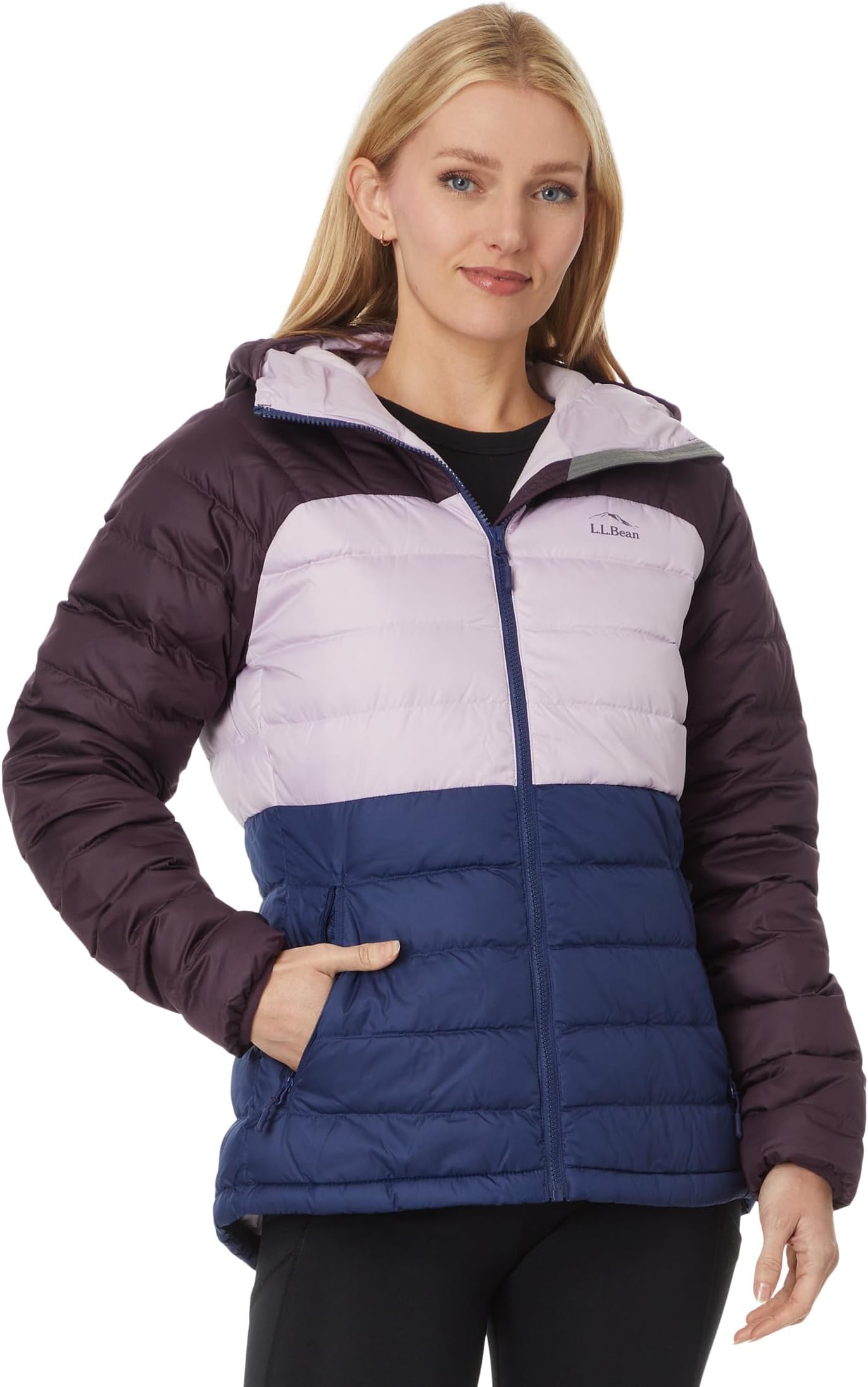 Куртка L.L.Bean Bean's Down Hooded Jacket Color-Block, цвет Eggplant/Lavender Ice
Куртка L.L.Bean Bean's Down Hooded Jacket Color-Block, цвет Eggplant/Lavender Ice