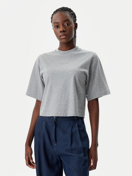 Футболка обычного кроя 104604 A2F8 I42 Pinko, серый
Футболка обычного кроя 104604 A2F8 I42 Pinko, серый