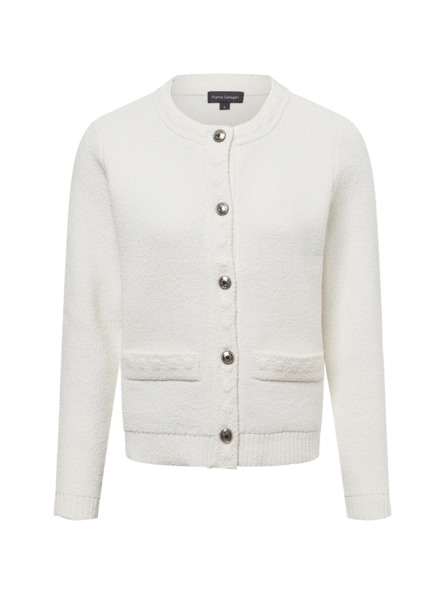 Вязаный кардиган Franco Callegari, белый
Вязаный кардиган Franco Callegari, белый
