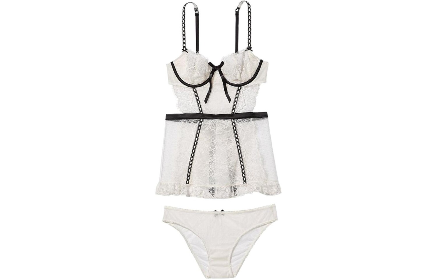 Женский пижамный комплект Victoria's Secret, цвет Black/White
Женский пижамный комплект Victoria's Secret, цвет Black/White