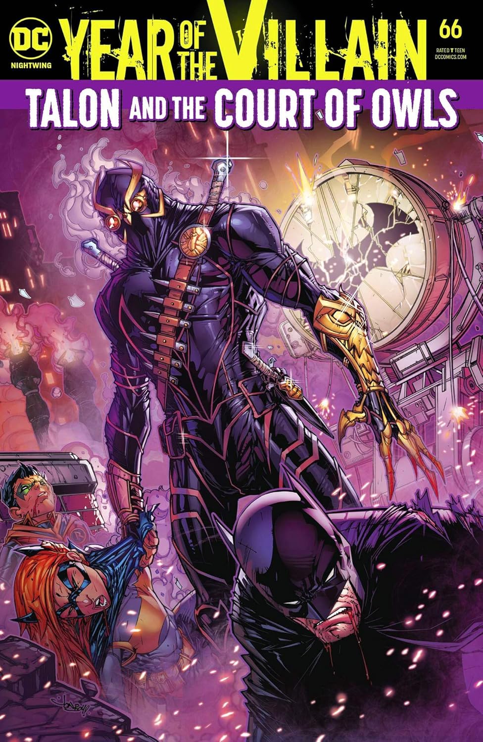 Nightwing #66 Talon and the Court Of Owls Year of the Villain Acetate Transparency Cover Special Edition (DC Comics)
Nightwing #66 Talon and the Court Of Owls Year of the Villain Acetate Transparency Cover Special Edition (DC Comics)