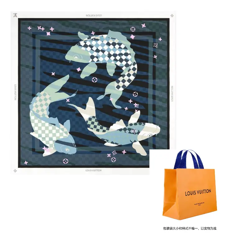 LOUIS VUITTON Шейный платок Lv Damier Koi, Multicolor
LOUIS VUITTON Шейный платок Lv Damier Koi, Multicolor