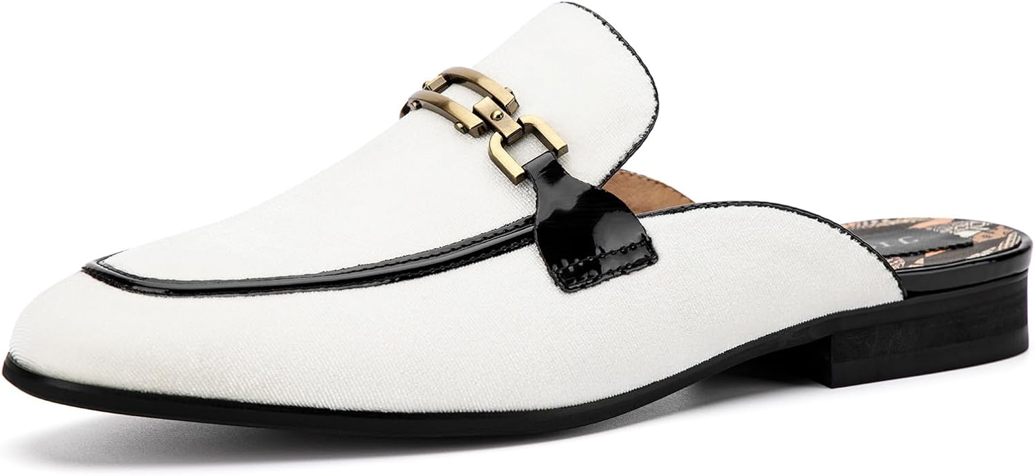 Мужские мюли JITAI из бархата, слипоны-лоферы для мужчин, повседневные открытые сандалии без задника, белый
Мужские мюли JITAI из бархата, слипоны-лоферы для мужчин, повседневные открытые сандалии без задника, белый