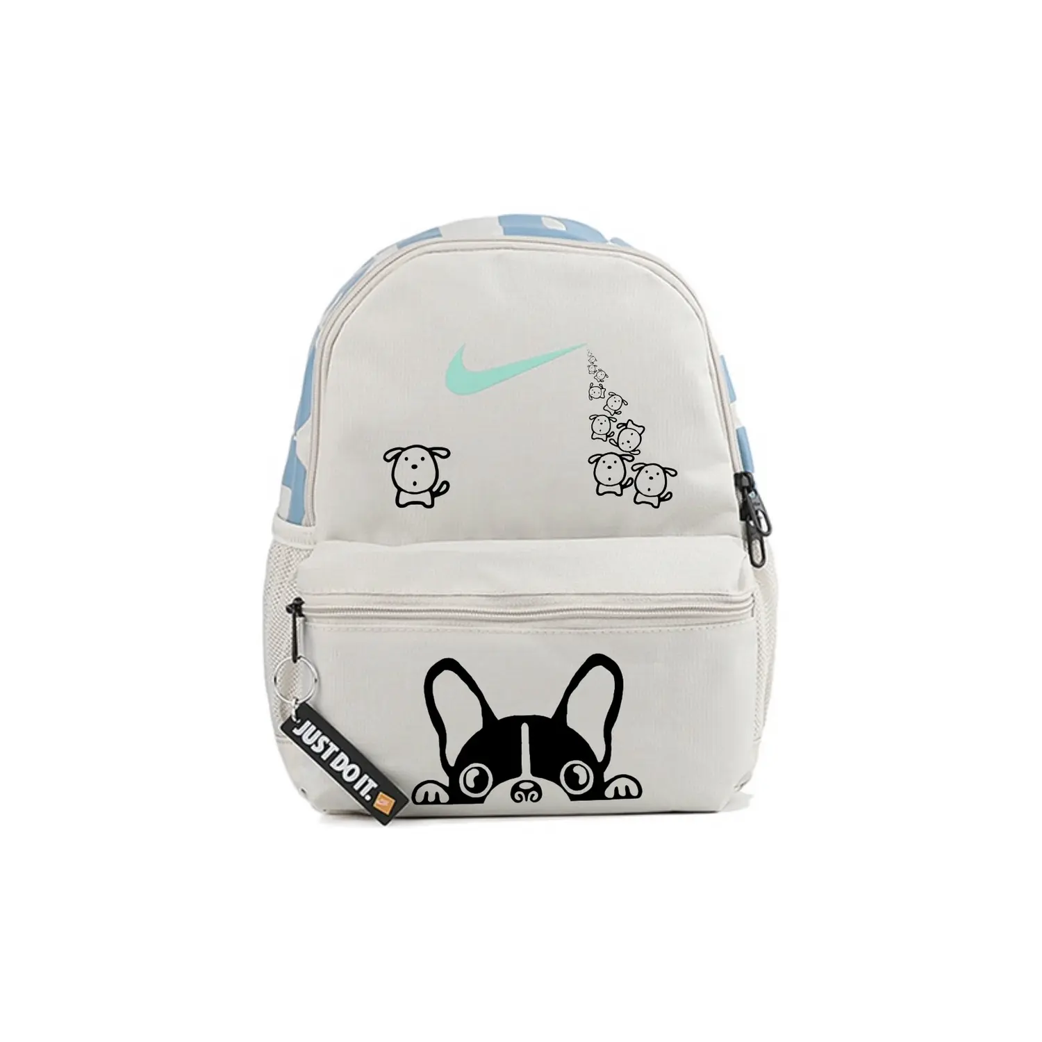 Nike Тканевый рюкзак обычный женский серый белый, Printed Dog
Nike Тканевый рюкзак обычный женский серый белый, Printed Dog