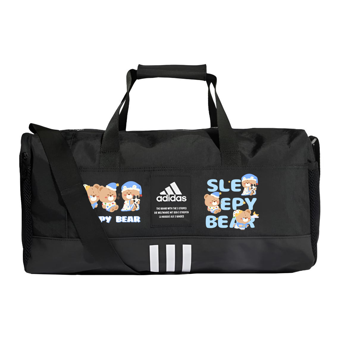 Adidas Полиамидная узорчатая сумка через плечо унисекс черная, Sleep Bear
Adidas Полиамидная узорчатая сумка через плечо унисекс черная, Sleep Bear