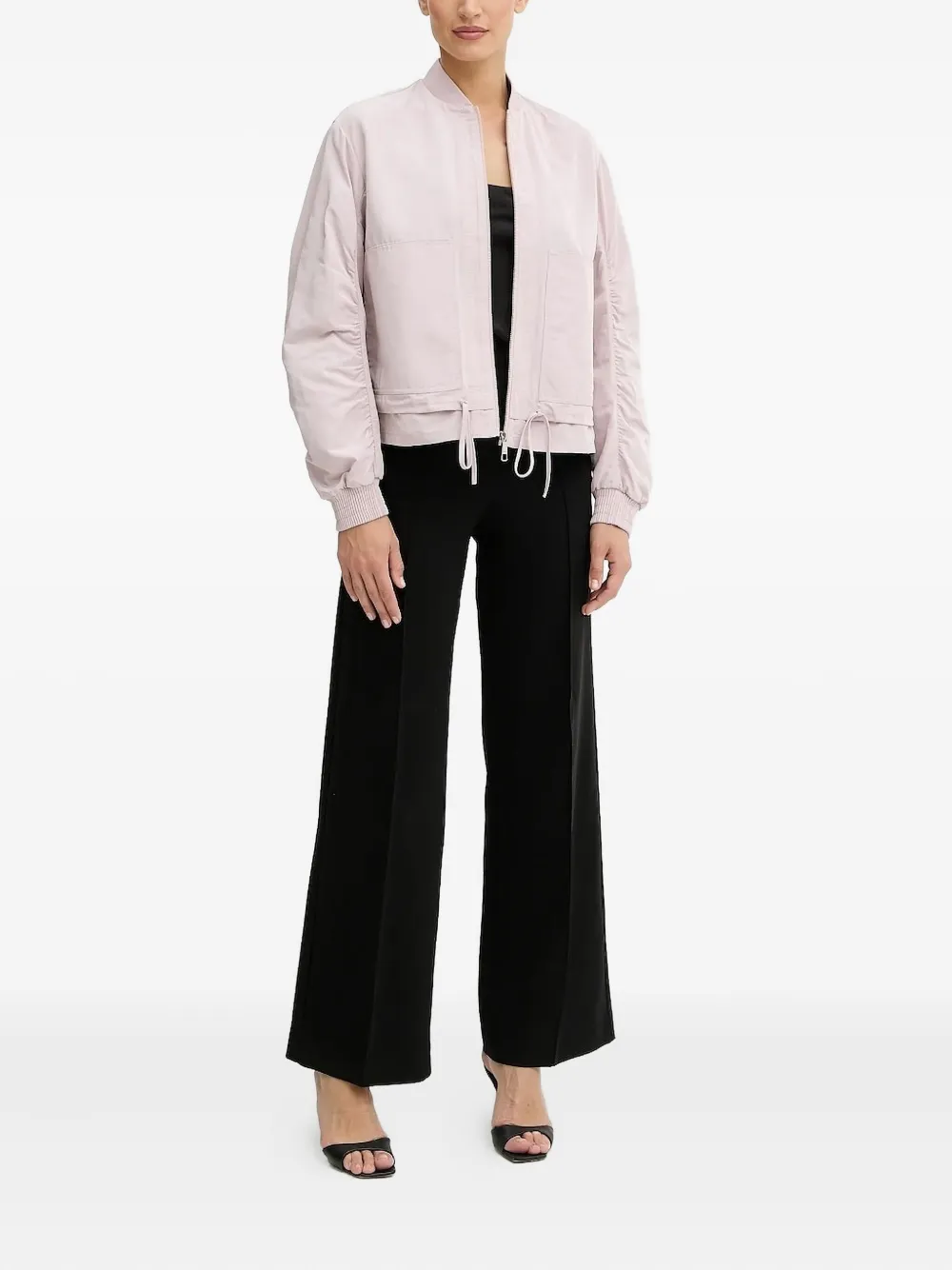 Бомбер с кулиской BOSS, розовый
Бомбер с кулиской BOSS, розовый