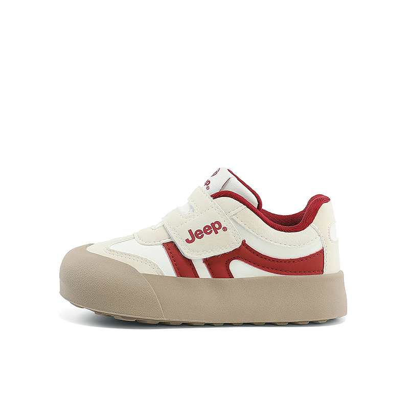 Детские кроссовки для скейтбординга с амортизацией и износостойкостью. Jeep, бежевый/красный 
Детские кроссовки для скейтбординга с амортизацией и износостойкостью. Jeep, бежевый/красный