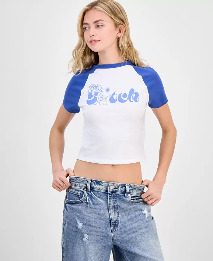 Футболка Juniors' Stitch Palm Raglan Crewneck Disney, белый
Футболка Juniors' Stitch Palm Raglan Crewneck Disney, белый