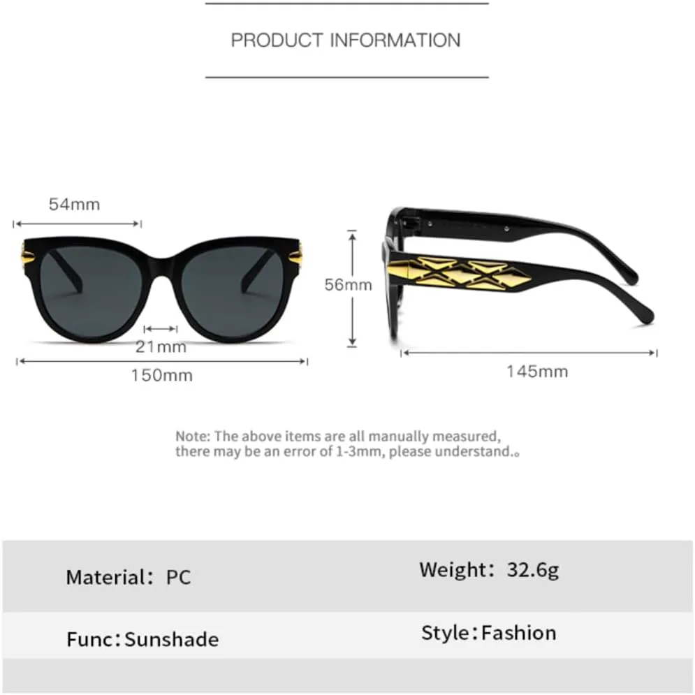 Солнцезащитные очки «кошачий глаз» для мужчин, круглые, для женщин, модные, с градиентным покрытием, защита от УФ-излучения UV400 TOIPASTN, Hawksbill Black
Солнцезащитные очки «кошачий глаз» для мужчин, круглые, для женщин, модные, с градиентным покрытием, защита от УФ-излучения UV400 TOIPASTN, Hawksbill Black