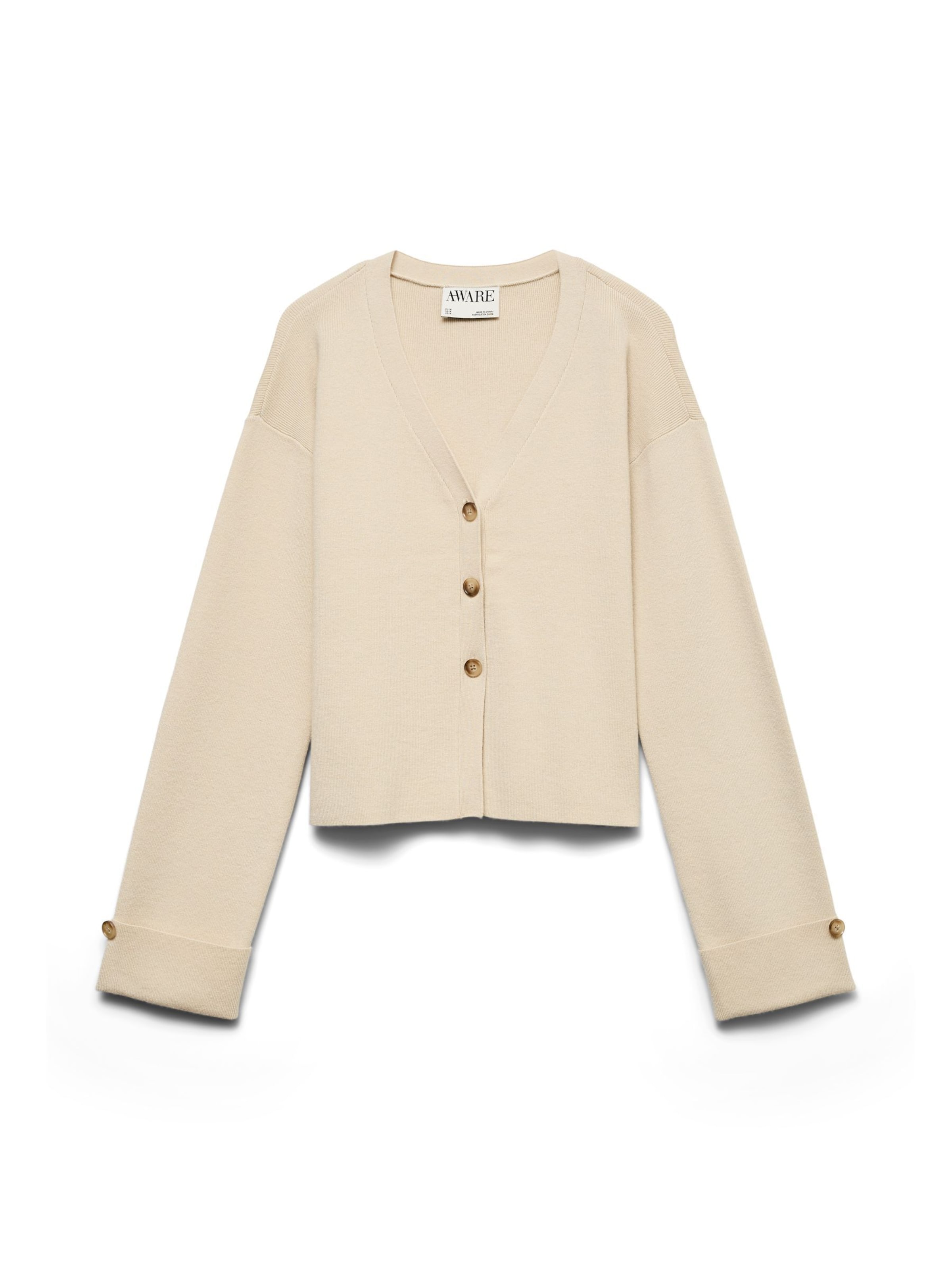 VERO MODA Кардиган 'AWHanna' вязаный, цвет экрю
VERO MODA Кардиган 'AWHanna' вязаный, цвет экрю