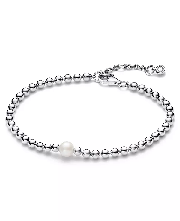 Браслет из стерлингового серебра с бусинами из культивированного пресноводного жемчуга Pandora, silver
Браслет из стерлингового серебра с бусинами из культивированного пресноводного жемчуга Pandora, silver