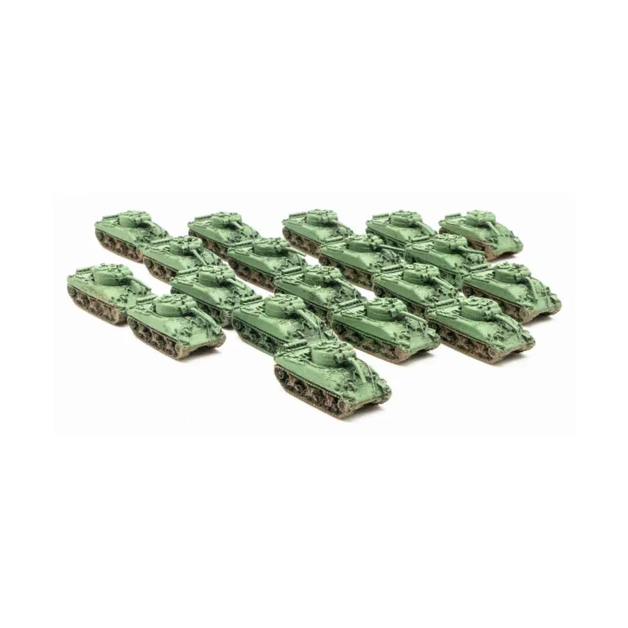 M4A3 75-мм Шерман, коллекция № 4, WWII Micro Armour - United States - Loose Miniatures (1:285)
M4A3 75-мм Шерман, коллекция № 4, WWII Micro Armour - United States - Loose Miniatures (1:285)