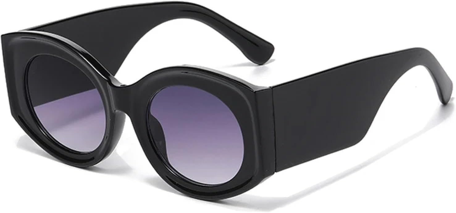 Модные большие овальные солнцезащитные очки для женщин в стиле ретро, гелевые, с защитой от УФ-излучения UV400, для мужчин с градиентным покрытием VFDHN, Black Gray Gradient
Модные большие овальные солнцезащитные очки для женщин в стиле ретро, гелевые, с защитой от УФ-излучения UV400, для мужчин с градиентным покрытием VFDHN, Black Gray Gradient