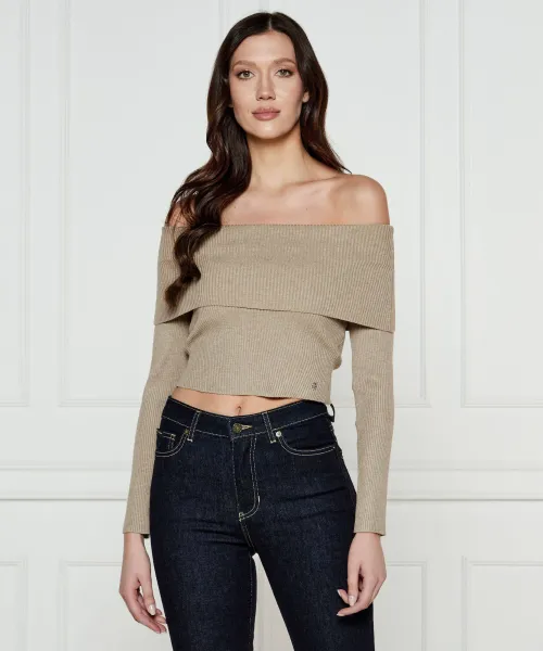 Свитер Нины Slim fit Guess Jeans, бежевый
Свитер Нины Slim fit Guess Jeans, бежевый