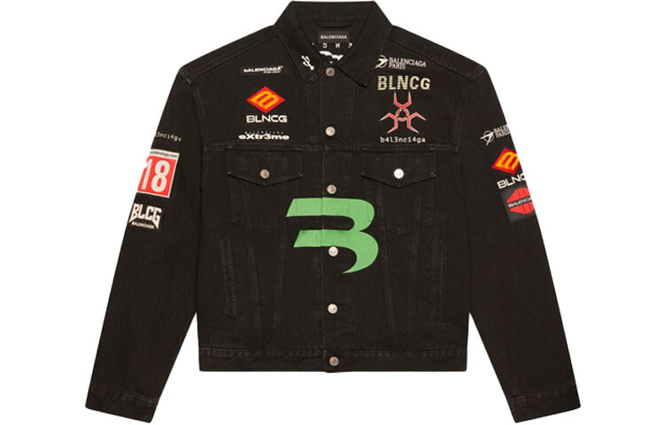 Женская джинсовая куртка Balenciaga, черный
Женская джинсовая куртка Balenciaga, черный