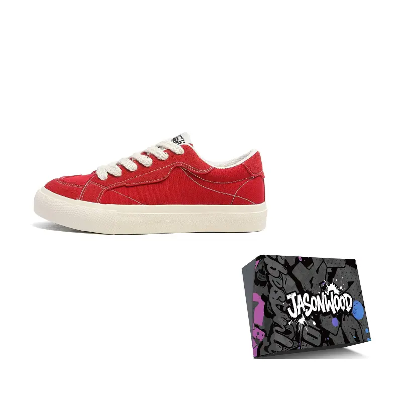 JASONWOOD Износостойкие, легкие и дышащие мужские скейтерские кеды с низким верхом в коробке красные, цвет Red
JASONWOOD Износостойкие, легкие и дышащие мужские скейтерские кеды с низким верхом в коробке красные, цвет Red