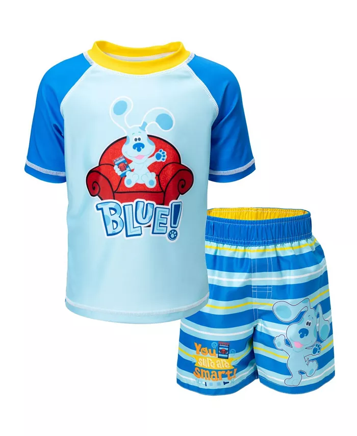 Детский комплект для плавания You! (рашгард и плавки) для мальчиков Blue's Clues, синий
Детский комплект для плавания You! (рашгард и плавки) для мальчиков Blue's Clues, синий