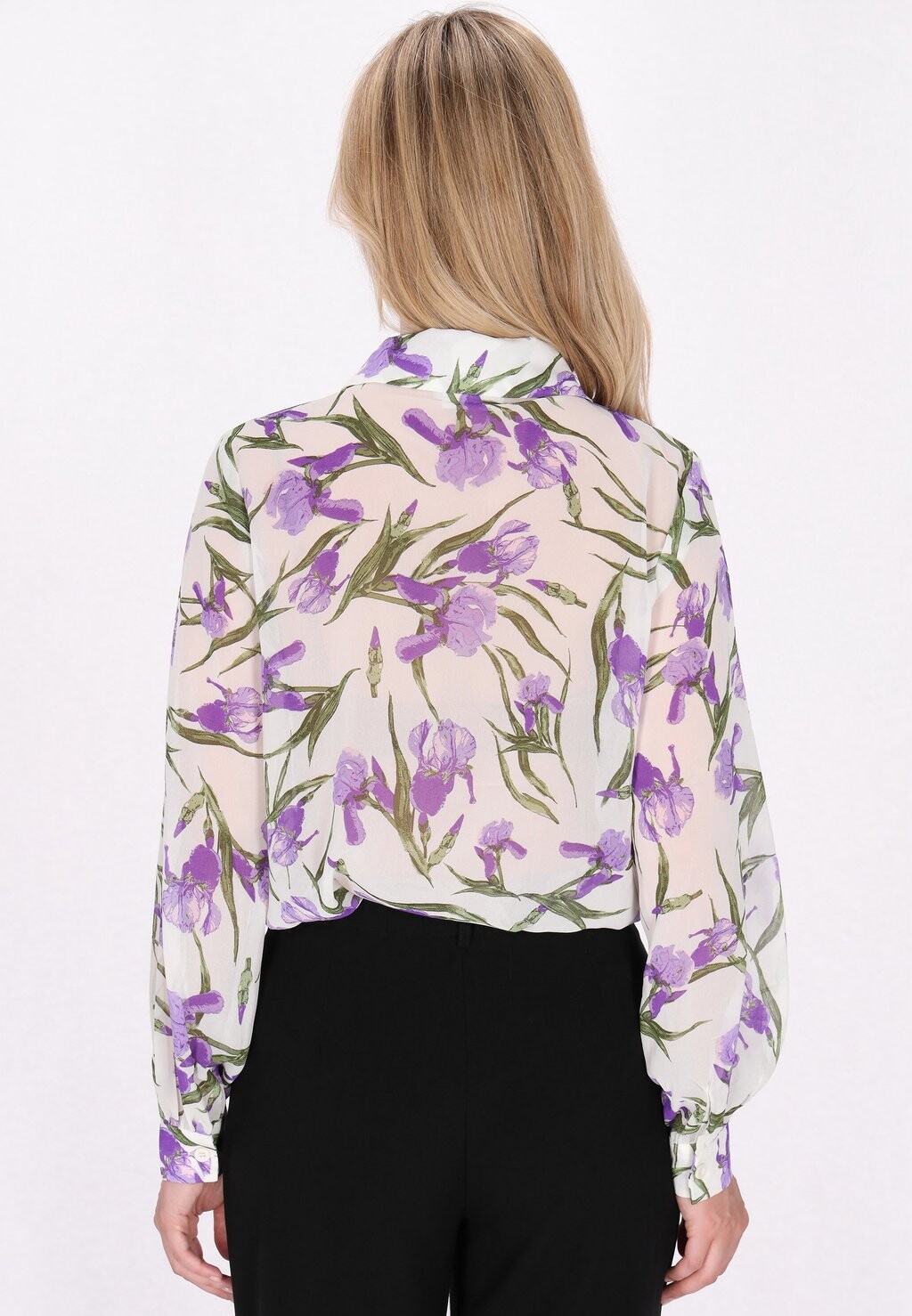 Блузка на пуговицах usha, фиолетовый 
Блузка на пуговицах usha, фиолетовый