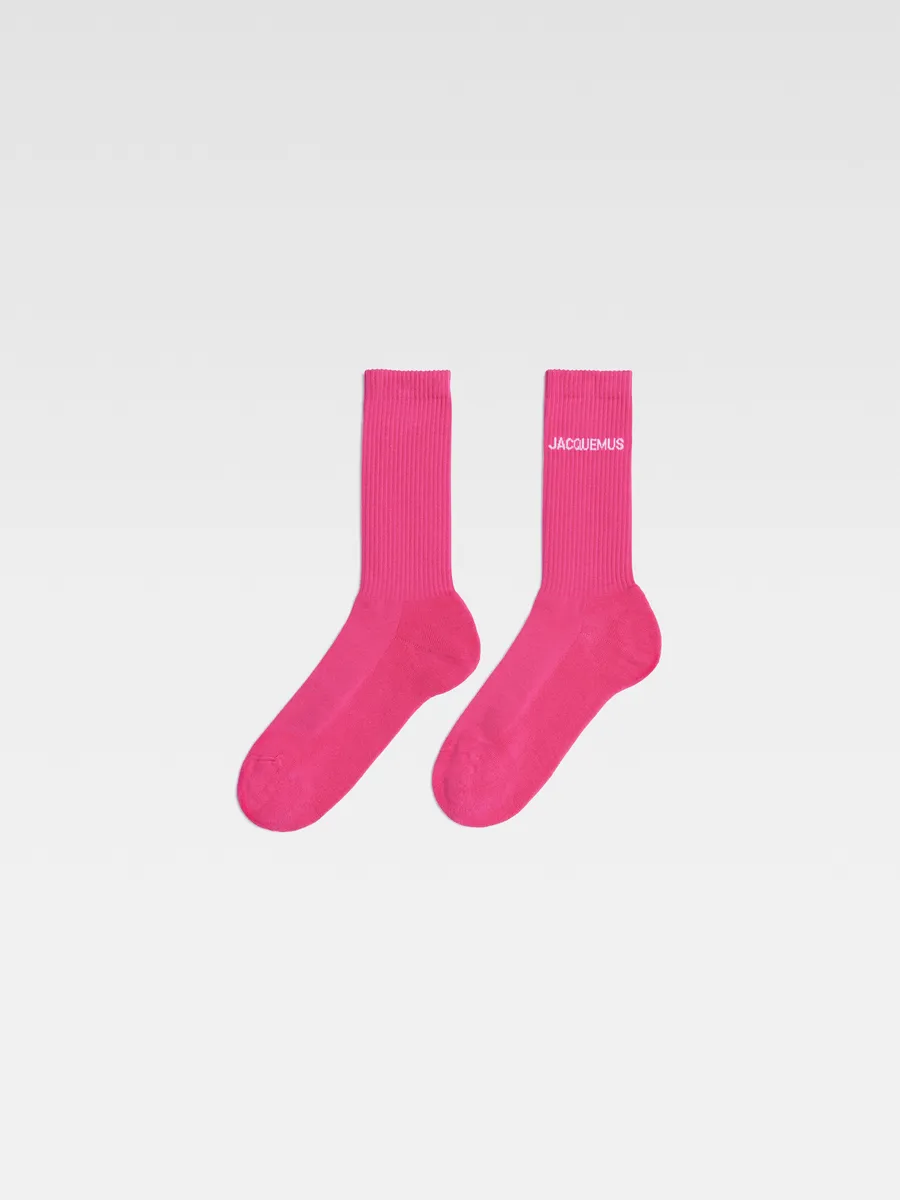 Носки в рубчик Les chaussettes Жакмюс Jacquemus, темно-розовый
Носки в рубчик Les chaussettes Жакмюс Jacquemus, темно-розовый