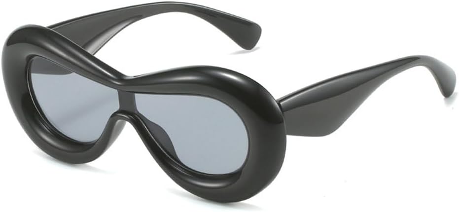 Ретро-солнцезащитные очки конфетных цветов для женщин, модные, с широкими дужками, в стиле панк, с защитой от УФ-излучения UV400, черно-серые, один размер TYUVIVO, Black Grey
Ретро-солнцезащитные очки конфетных цветов для женщин, модные, с широкими дужками, в стиле панк, с защитой от УФ-излучения UV400, черно-серые, один размер TYUVIVO, Black Grey