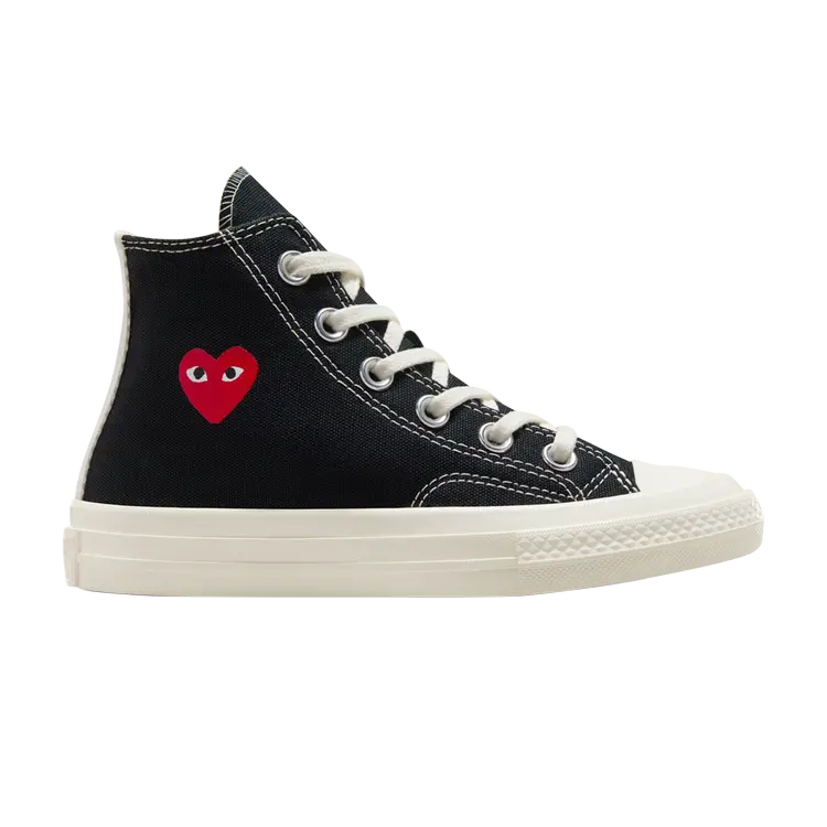 Кроссовки Comme des Garçons PLAY x Chuck 70 High PS, цвет Single Heart - Black
Кроссовки Comme des Garçons PLAY x Chuck 70 High PS, цвет Single Heart - Black