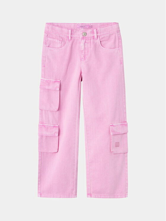 Широкие брюки из ткани Name It, розовый
Широкие брюки из ткани Name It, розовый