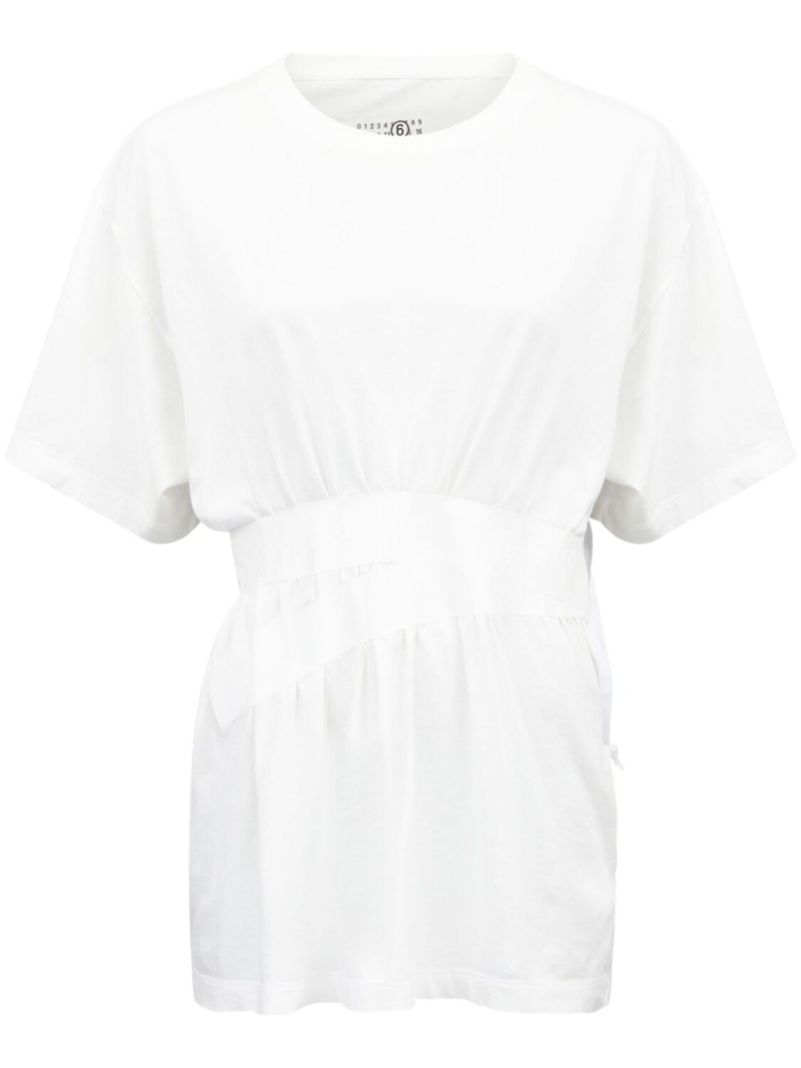 MM6 Maison Margiela футболка с декором в виде ленты, белый
MM6 Maison Margiela футболка с декором в виде ленты, белый