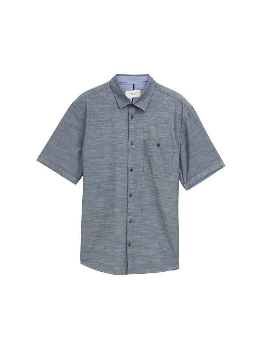 Рубашка на пуговицах классического кроя TOM TAILOR, синий деним
Рубашка на пуговицах классического кроя TOM TAILOR, синий деним