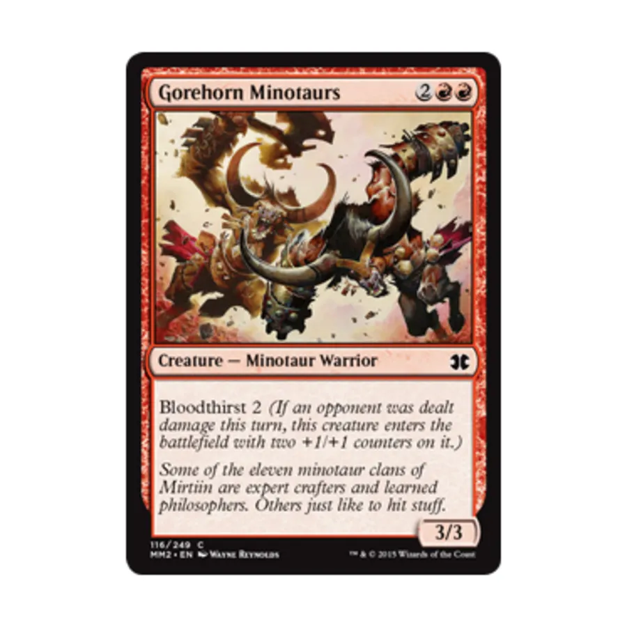 CCG Минотавры Кроварога (клавиша C), MTG - Modern Masters 2015
CCG Минотавры Кроварога (клавиша C), MTG - Modern Masters 2015