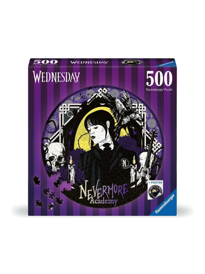 Пазл Ravensburger «Nevermore Academy» из 500 деталей с красочным рисунком
Пазл Ravensburger «Nevermore Academy» из 500 деталей с красочным рисунком
