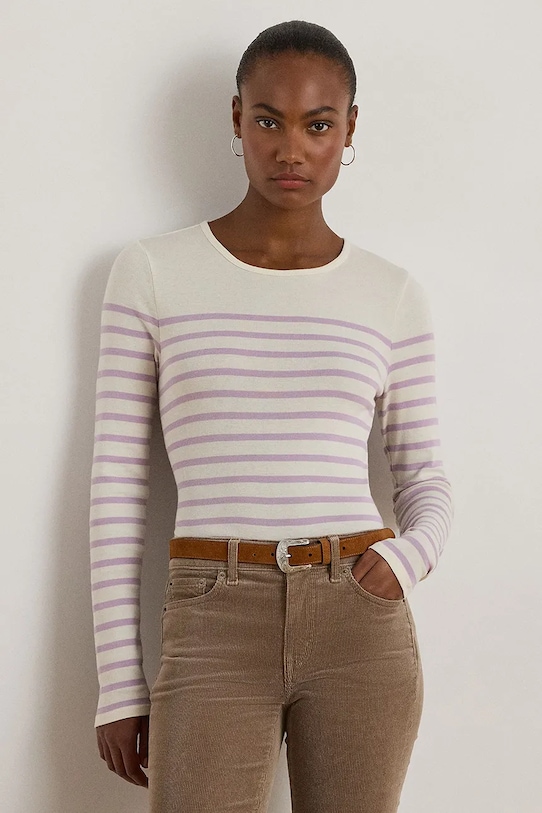 Хлопковая блузка Lauren Ralph Lauren, бежевый
Хлопковая блузка Lauren Ralph Lauren, бежевый