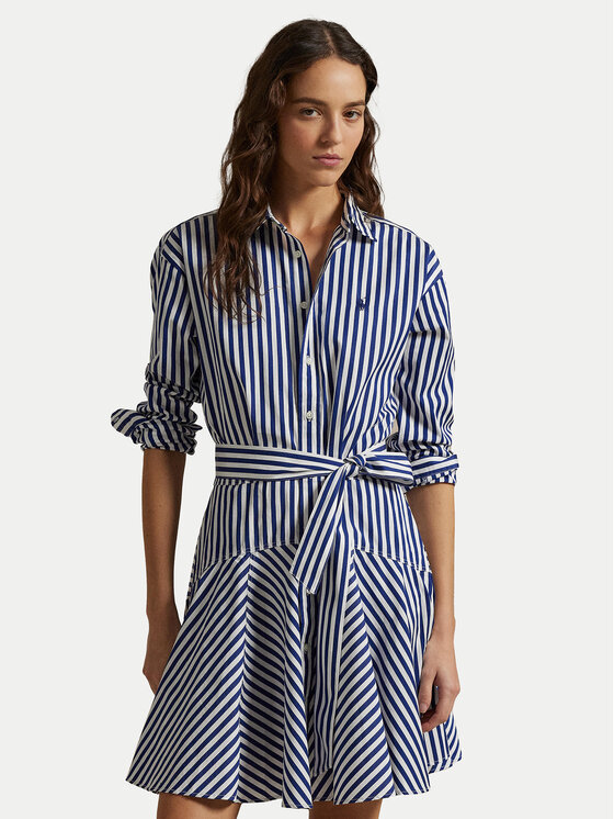 Платье-Рубашка стандартный крой 211929600003 Polo Ralph Lauren, синий
Платье-Рубашка стандартный крой 211929600003 Polo Ralph Lauren, синий