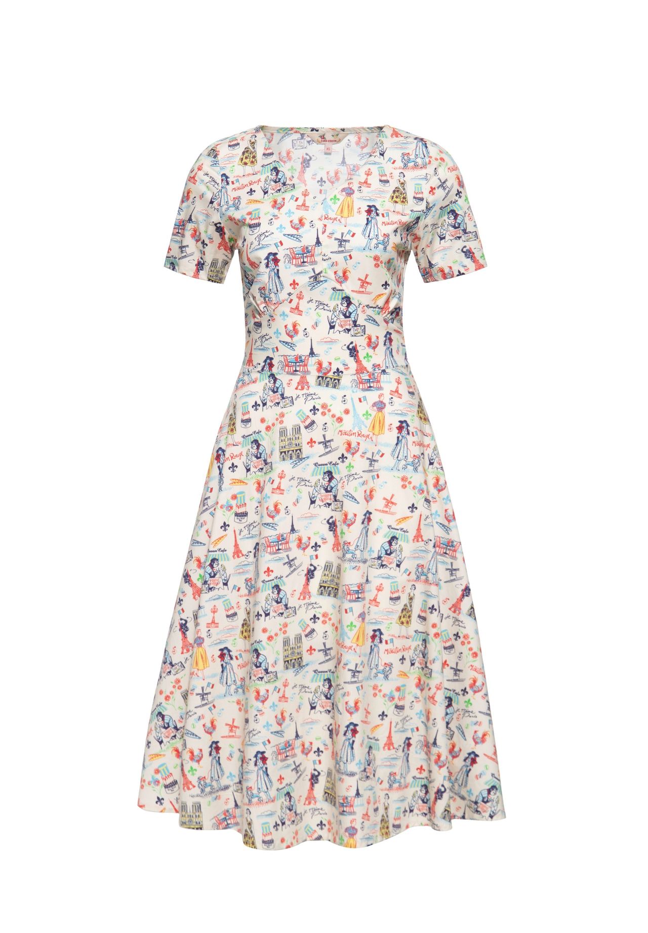 Платье А-силуэта с изображением Парижа Paris QUEEN KEROSIN, бежевый
Платье А-силуэта с изображением Парижа Paris QUEEN KEROSIN, бежевый