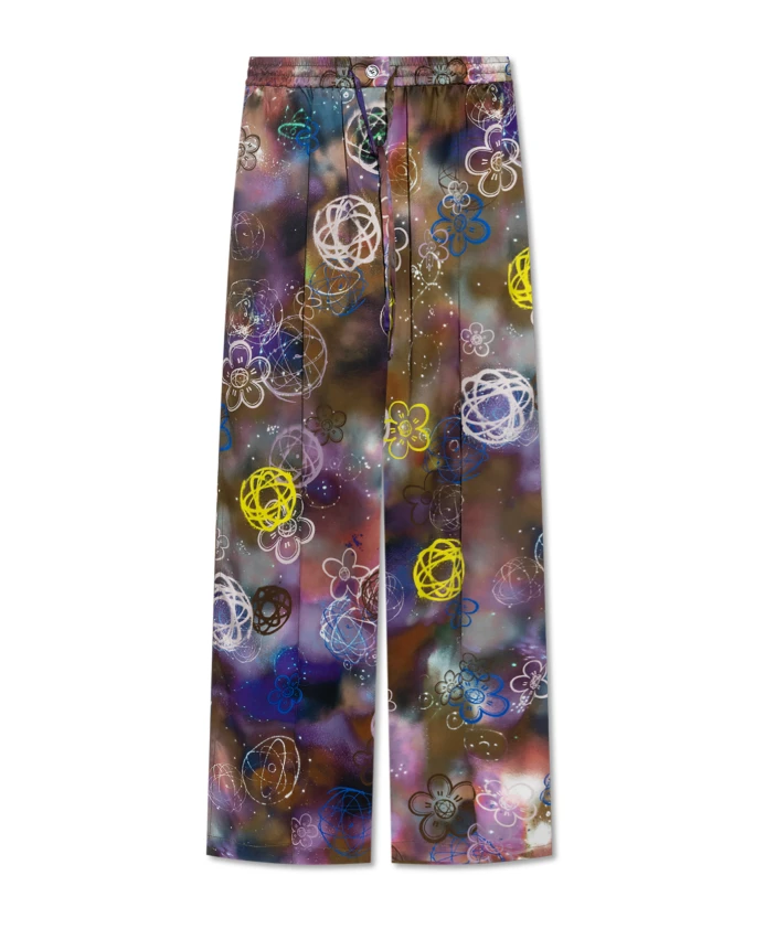 Шелковые брюки Kenzo, мультиколор
Шелковые брюки Kenzo, мультиколор