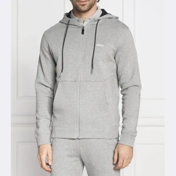 Обвисшая толстовка обычного кроя Boss, серый
Обвисшая толстовка обычного кроя Boss, серый