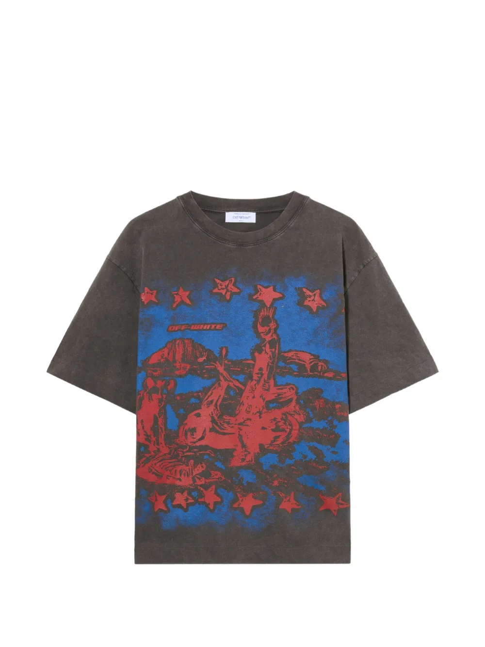 Футболка с графическим принтом и короткими рукавами Off-White, серый
Футболка с графическим принтом и короткими рукавами Off-White, серый