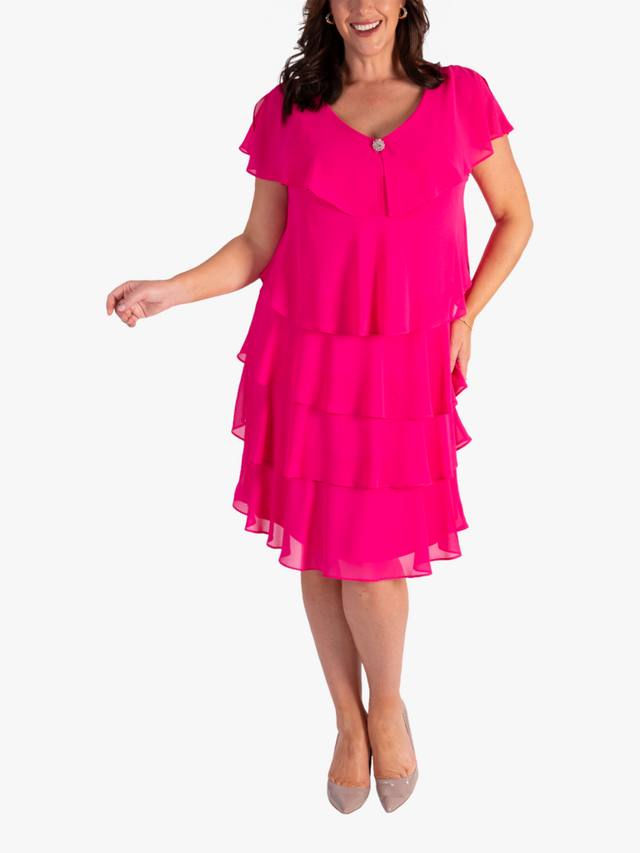 Шифоновое многоярусное платье с бриллиантами chesca, цвет Candy
Шифоновое многоярусное платье с бриллиантами chesca, цвет Candy