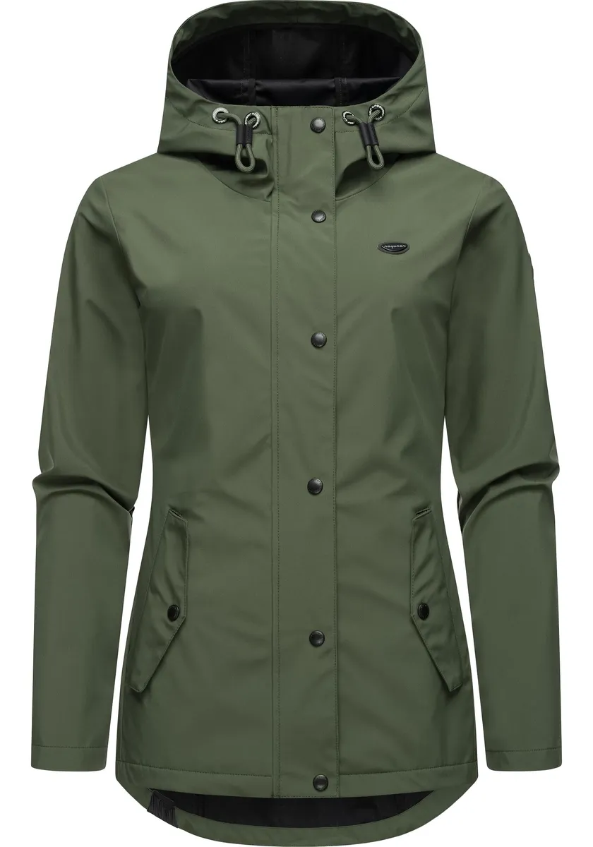 Куртка софтшелл Ragwear "Margge Shell", с капюшоном, непромокаемая женская переходная куртка с большим капюшоном, зеленый
Куртка софтшелл Ragwear "Margge Shell", с капюшоном, непромокаемая женская переходная куртка с большим капюшоном, зеленый