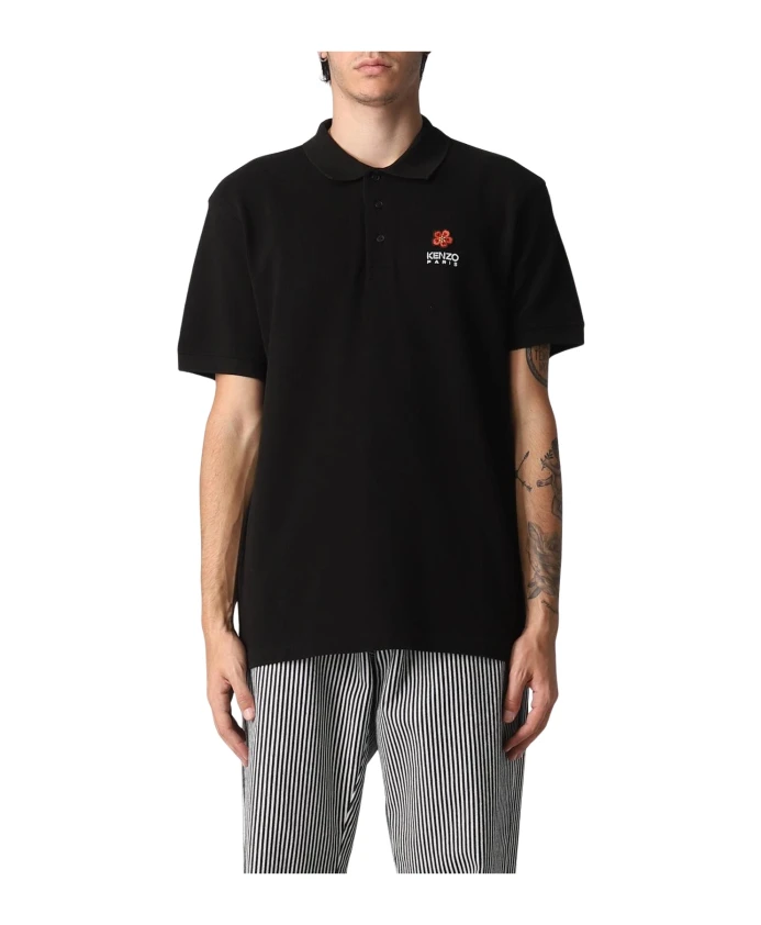 Вышитая рубашка поло Kenzo, черный
Вышитая рубашка поло Kenzo, черный