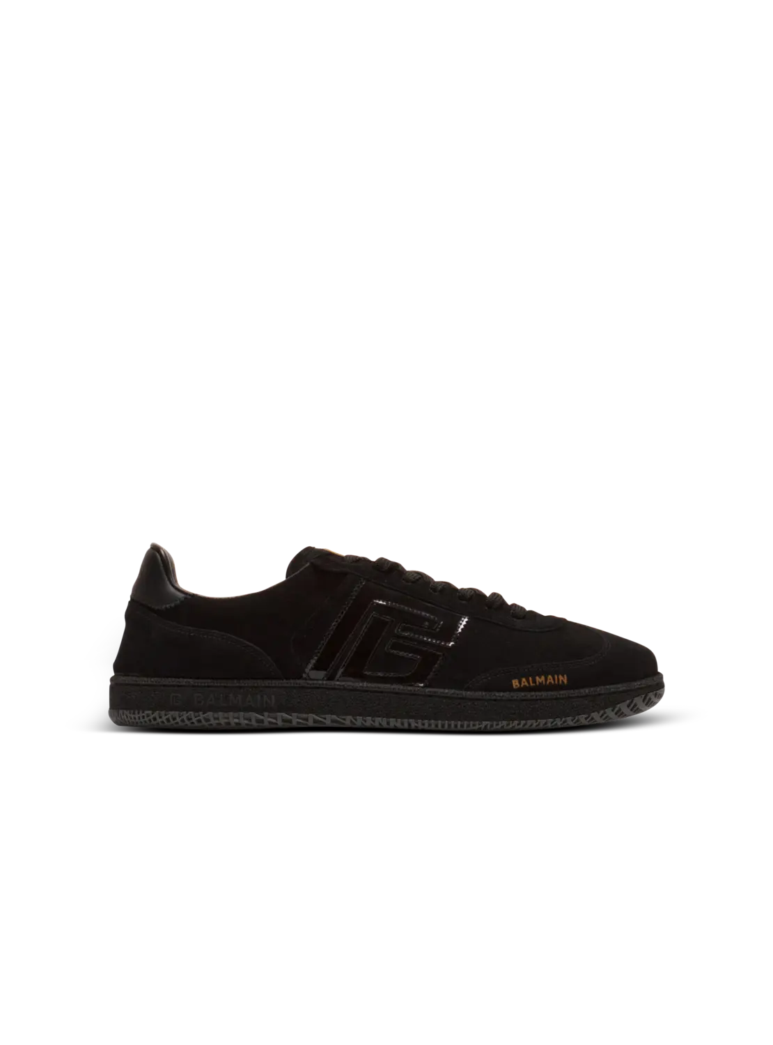 Кроссовки Balmain Swan из замши и лакированной кожи, черный
Кроссовки Balmain Swan из замши и лакированной кожи, черный