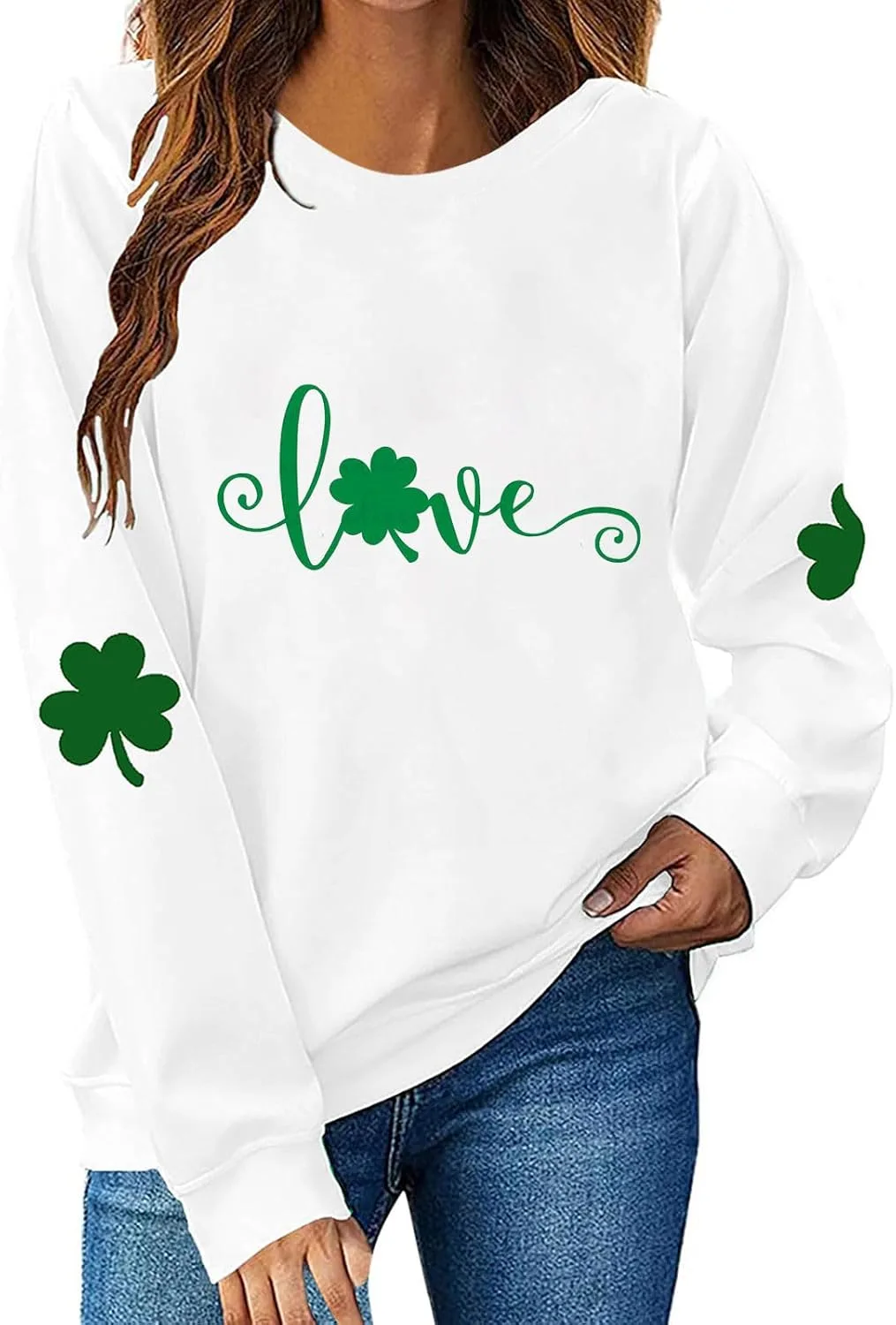 Свитшот женский Mzkdieey с клевером, оверсайз
Свитшот женский Mzkdieey с клевером, оверсайз