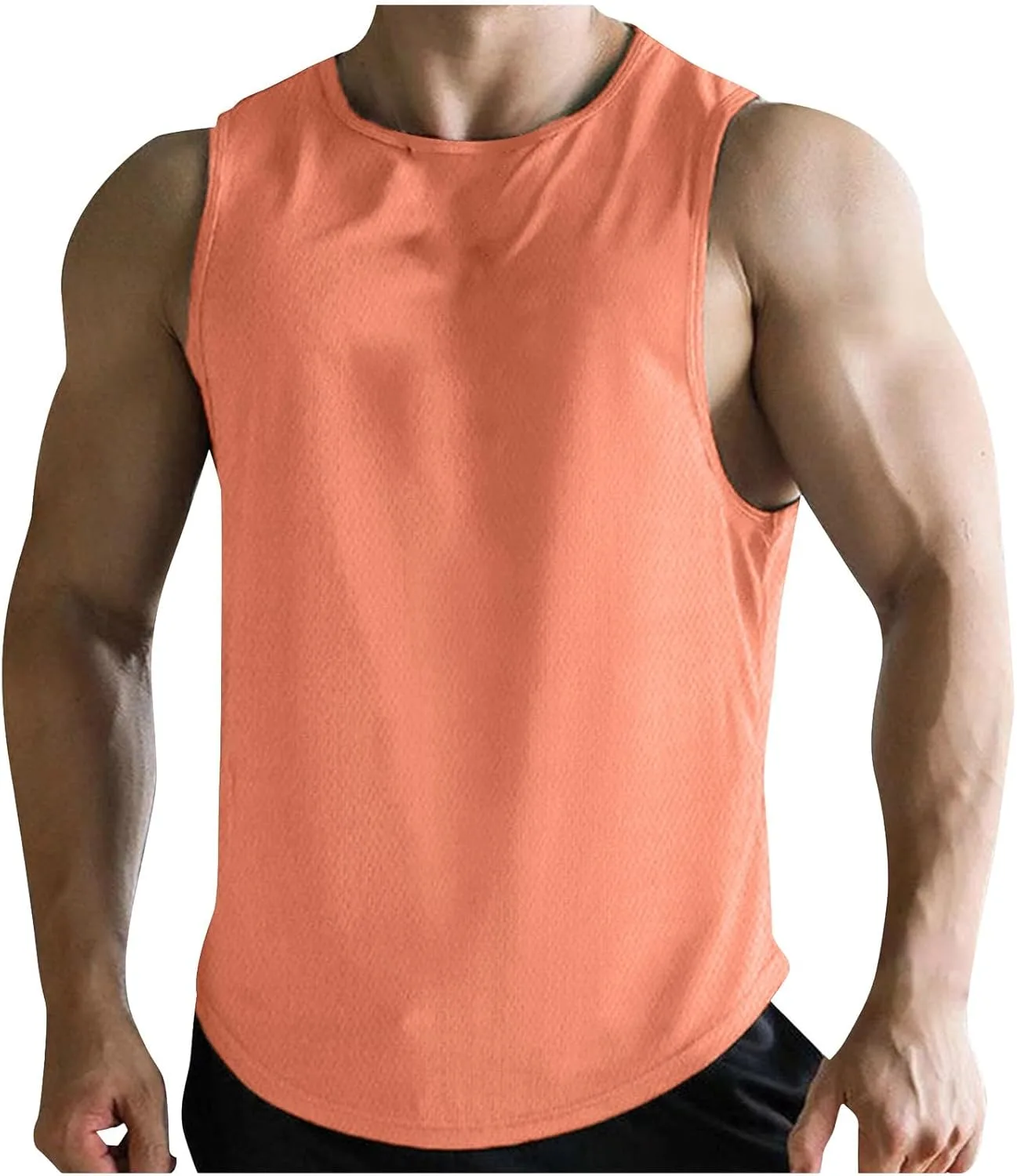 Мужская атлетическая майка без рукавов для тренировок
Мужская атлетическая майка без рукавов для тренировок