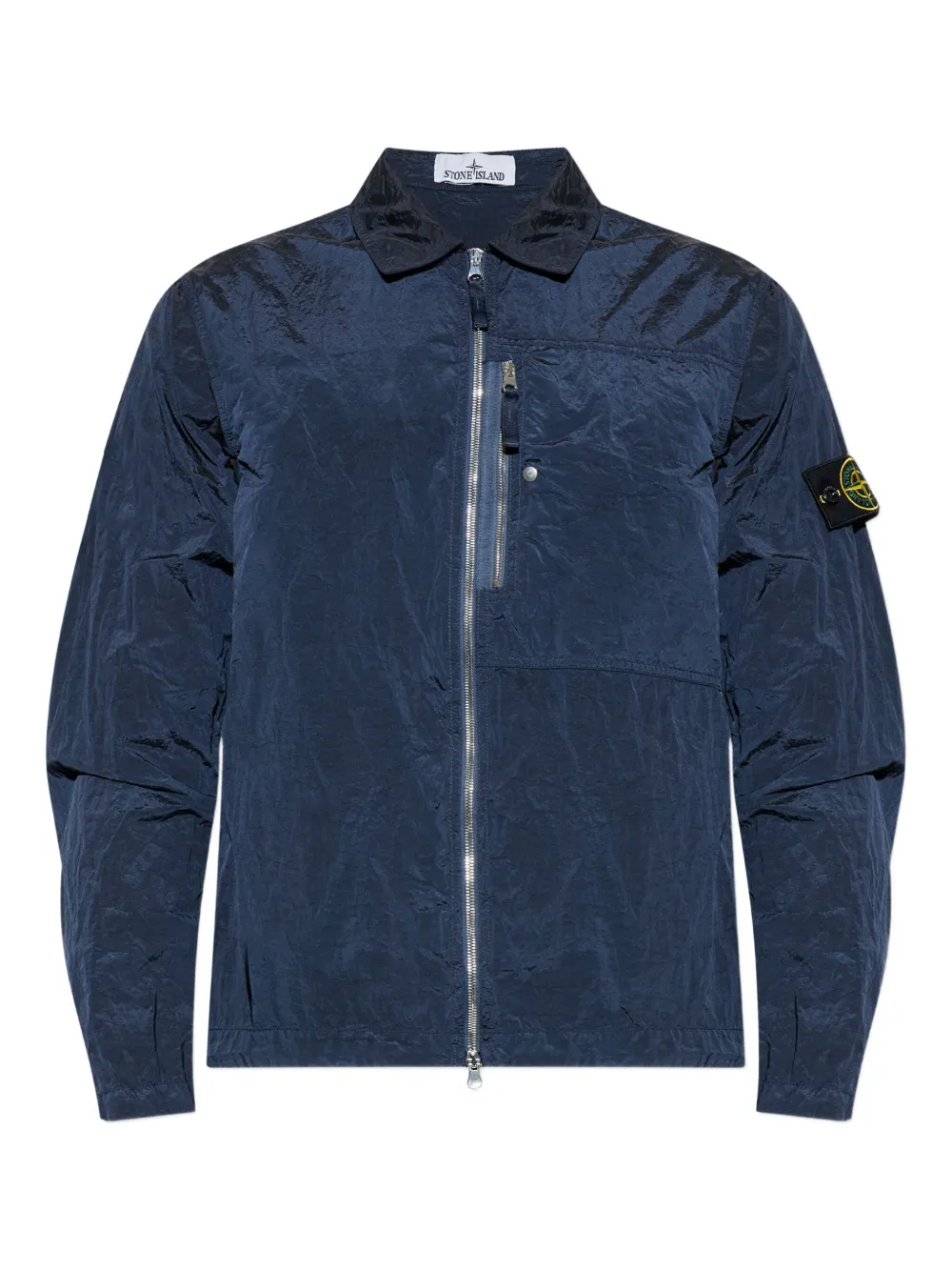 Рубашка-куртка на молнии Stone Island, синий
Рубашка-куртка на молнии Stone Island, синий