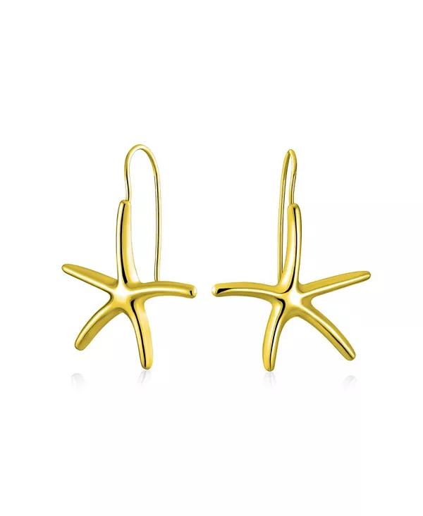 Серьги-Капельки с подвесками в виде морских звезд, с изображением тропического пляжа, с позолотой и рыболовным крючком Bling Jewelry, gold
Серьги-Капельки с подвесками в виде морских звезд, с изображением тропического пляжа, с позолотой и рыболовным крючком Bling Jewelry, gold